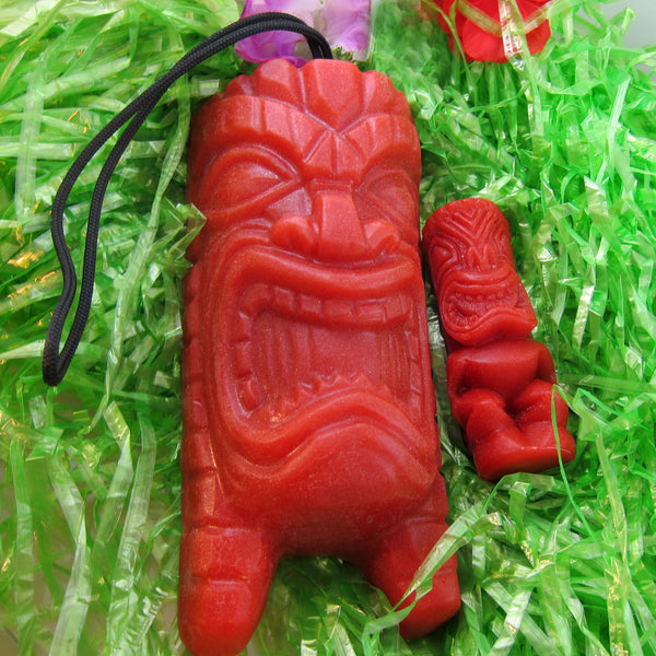 Squeaky Tiki Soap on a Rope