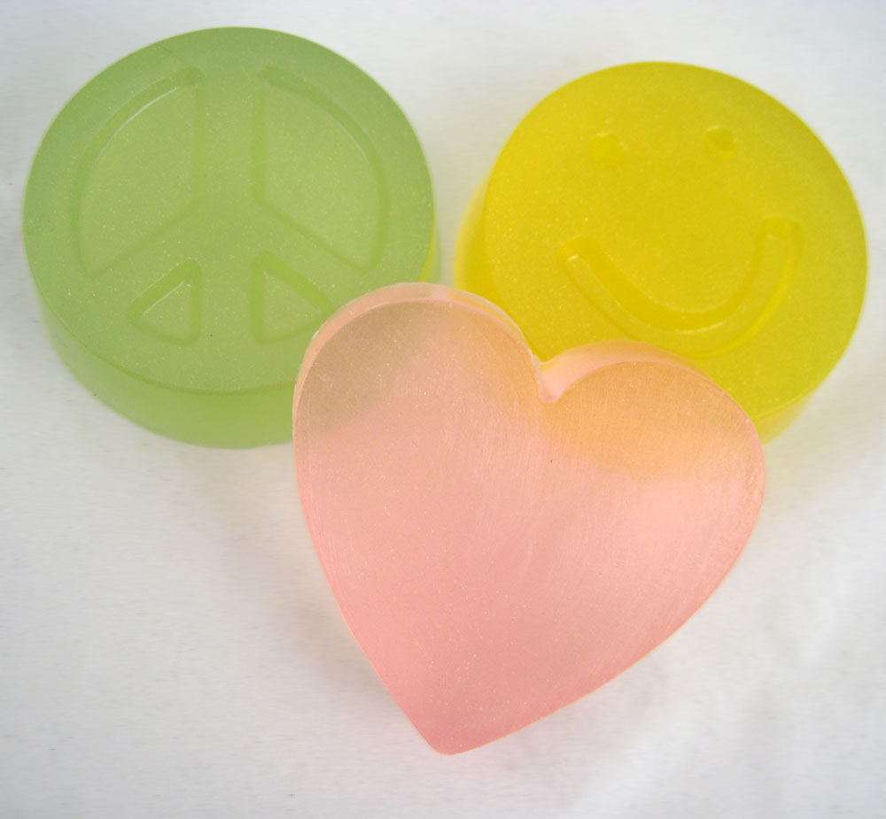 Peace Love and Happiness Soap Set