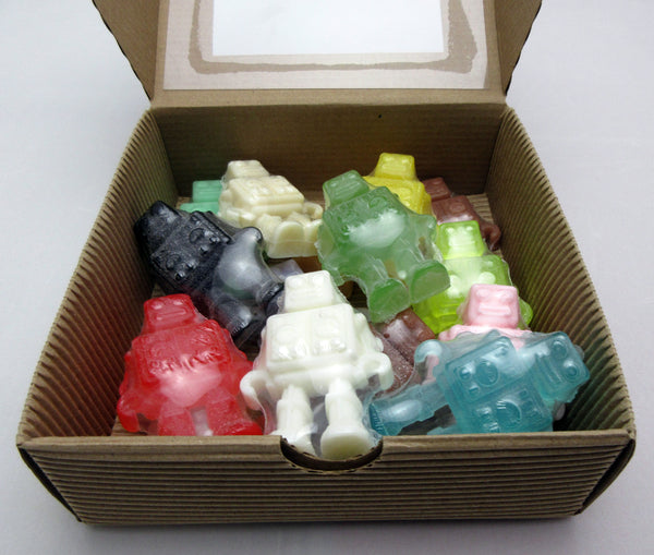 Box O' Bots Mini Robot Soap Set