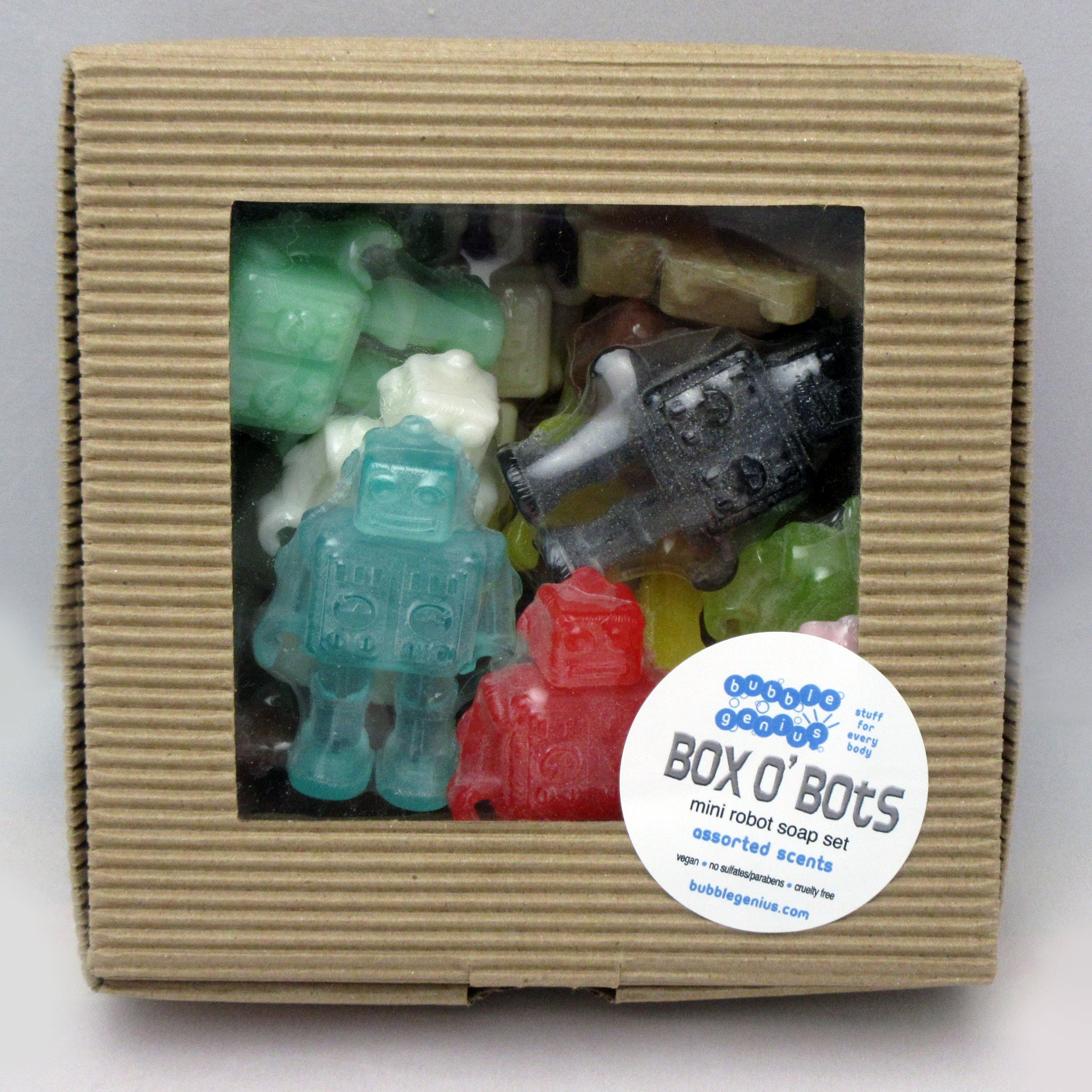 Box O' Bots Mini Robot Soap Set