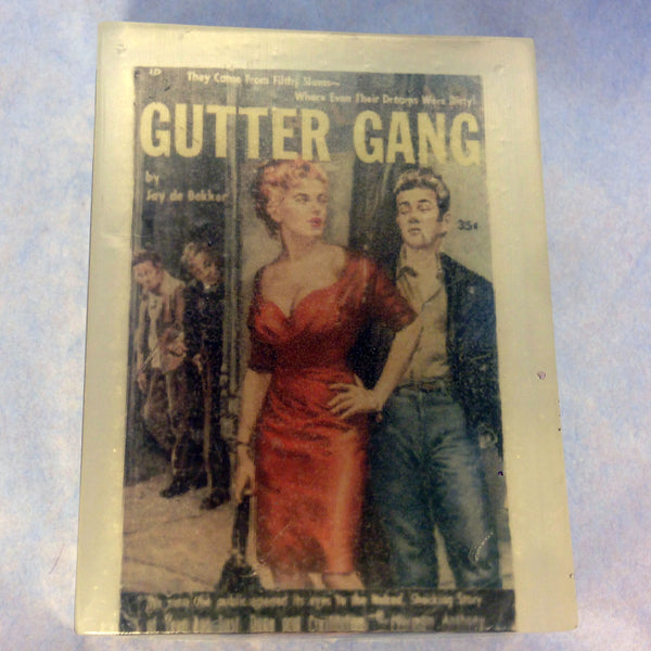 Foam Noir Pulp Novel Picture Soap